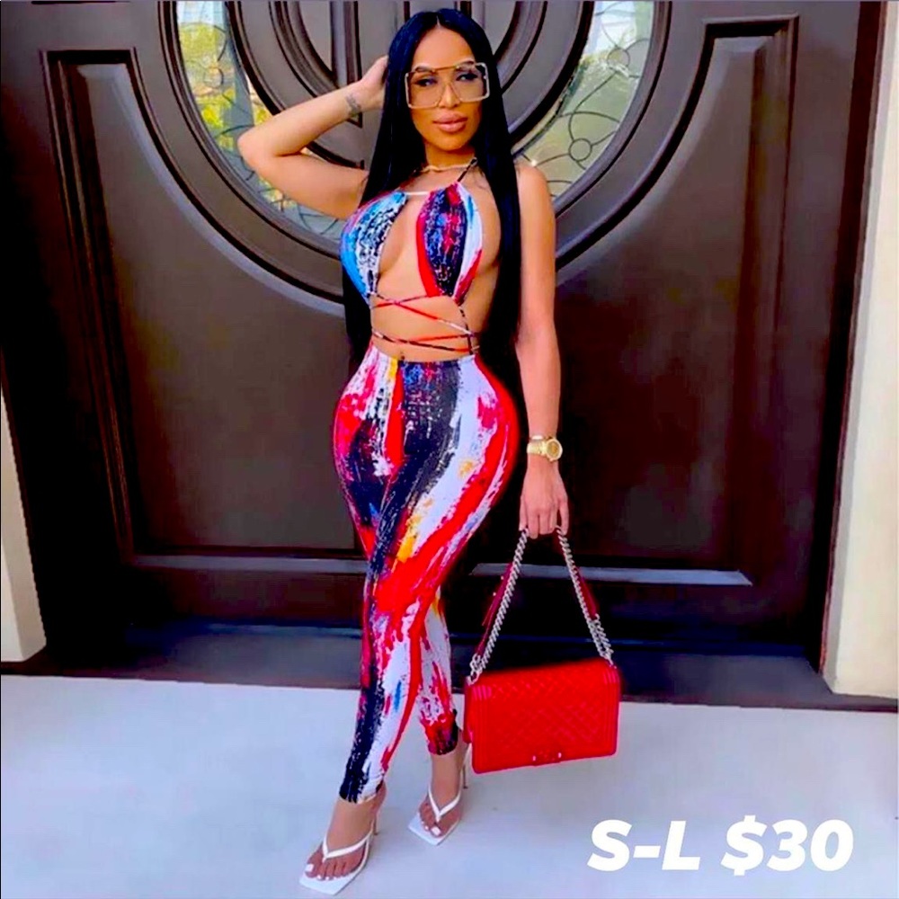 2 piece rainbow set